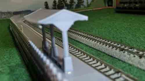 線路の無い鉄道模型　国鉄風駅舎 線路の無い鉄道模型 国鉄風駅舎