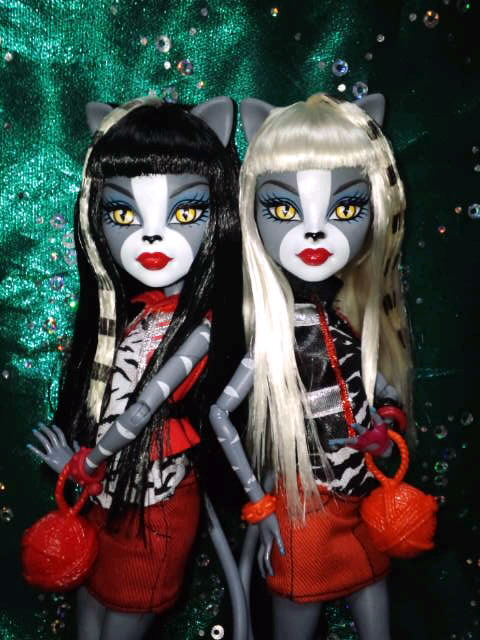 化け猫双子セット、レビュー＆プチカスタムレポート。Monster