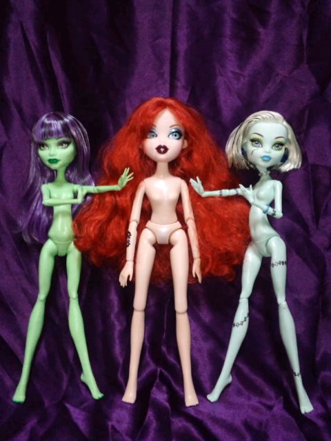 魔女ドール達のボディーチェック!? Bratzillaz ボディー比較検証
