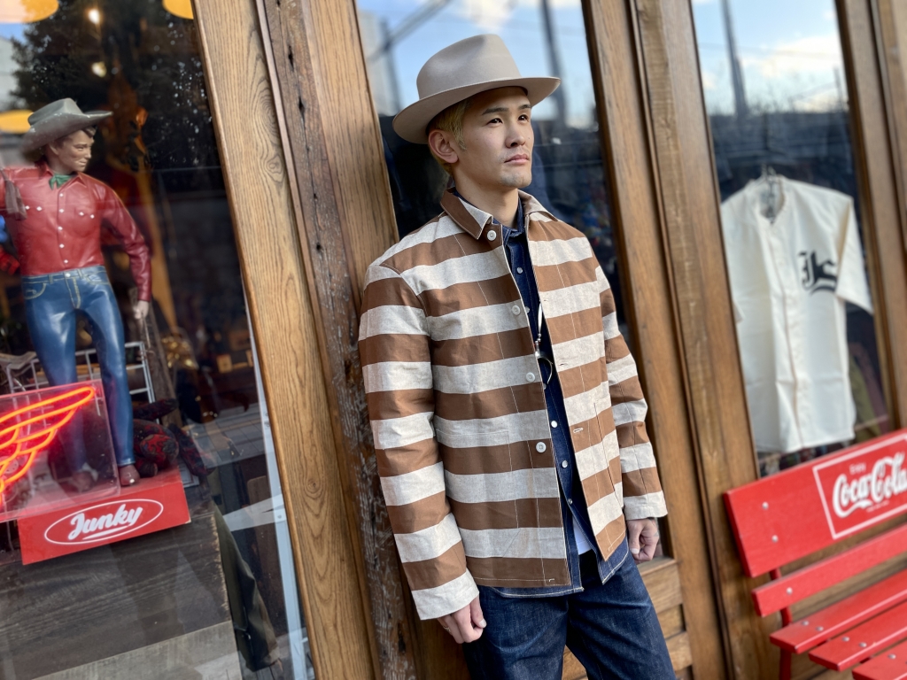 自由の象徴【WAREHOUSE Lot.2215 BROWN PRISONER JACKET】 | JUNKY
