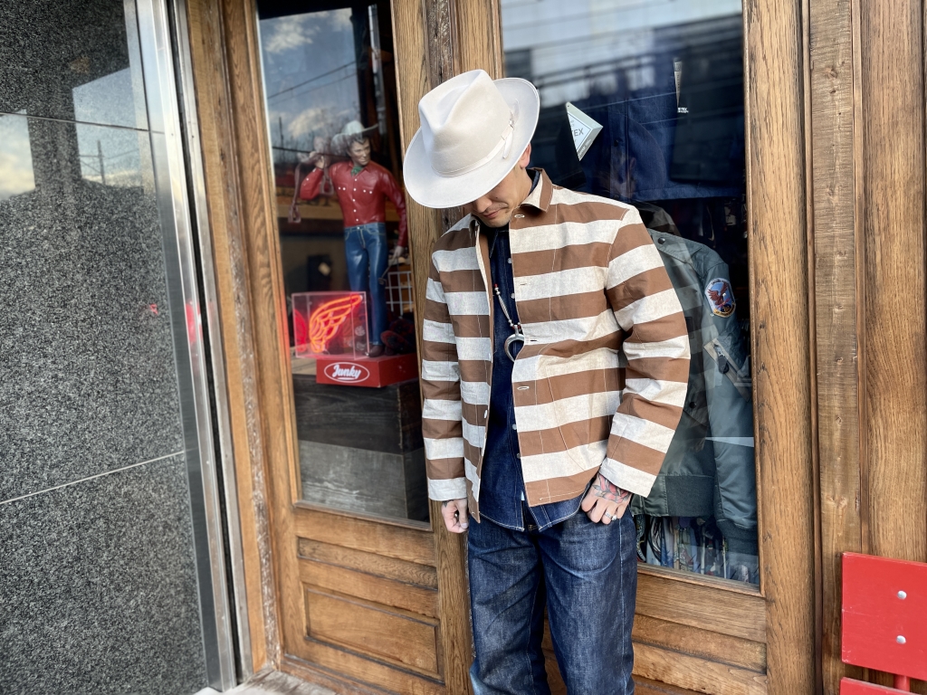 自由の象徴【WAREHOUSE Lot.2215 BROWN PRISONER JACKET