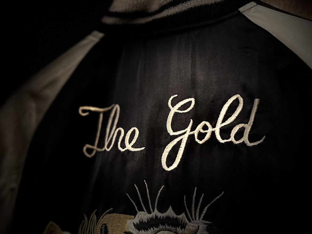 GOLD】SPECIAL EDITION ACETATE SOUVENIR JACKET GOLD】SPECIAL EDITION ACETATE SOUVENIR JACKET