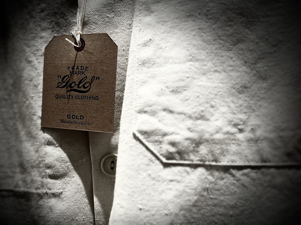 GOLD】COTTON × SILK NEP DUCK WORK JACKET | JUNKY STYLE