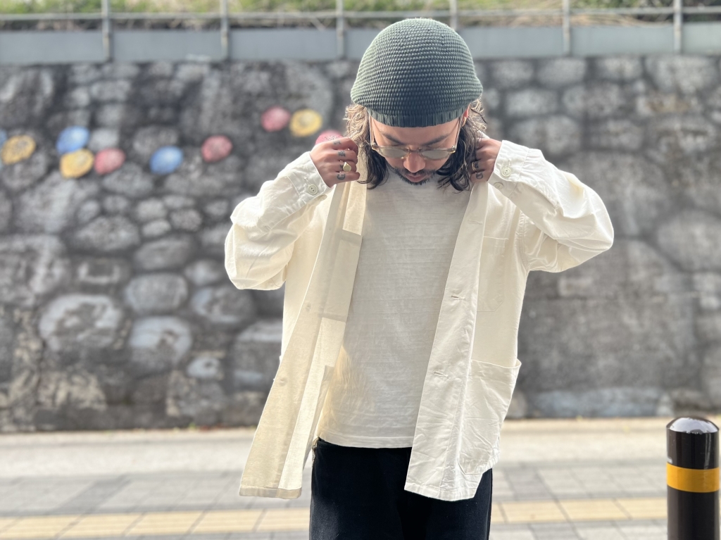 ジャケット・アウター GOLD COTTON SILK NEP DUCK WORK JACKET GOLD】COTTON × SILK NEP DUCK WORK JACKET | JUNKY STYLE