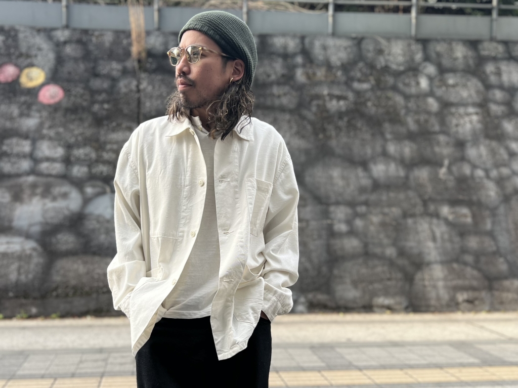 ジャケット・アウター GOLD COTTON SILK NEP DUCK WORK JACKET GL15474 / COTTON × SILK NEP DUCK WORK JACKET – gold