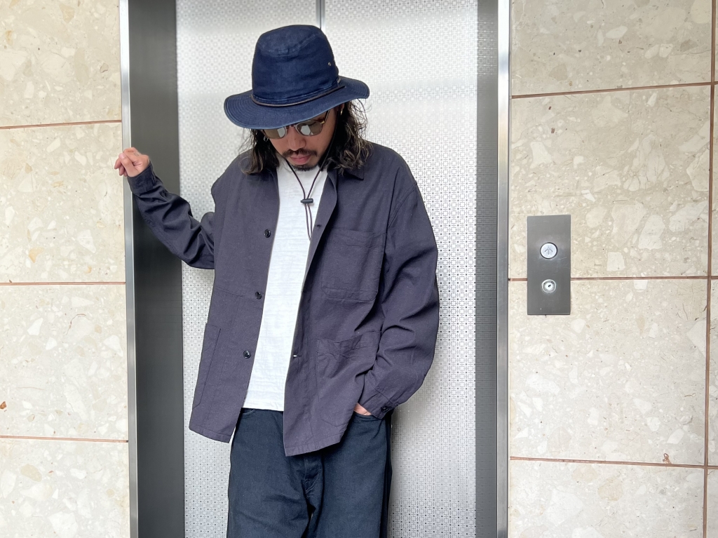 ジャケット・アウター GOLD COTTON SILK NEP DUCK WORK JACKET GOLD】COTTON × SILK NEP DUCK WORK JACKET | JUNKY STYLE