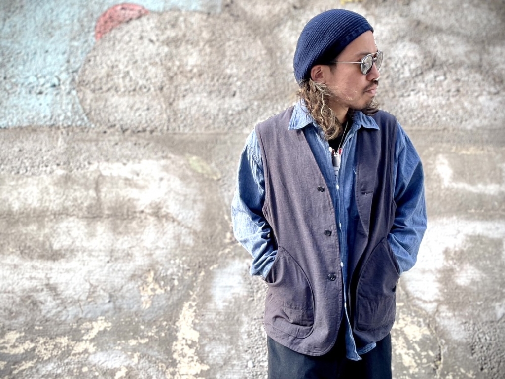 ジャケット・アウター GOLD COTTON SILK NEP DUCK WORK JACKET GOLD】COTTON × SILK NEP DUCK WORK JACKET | JUNKY STYLE