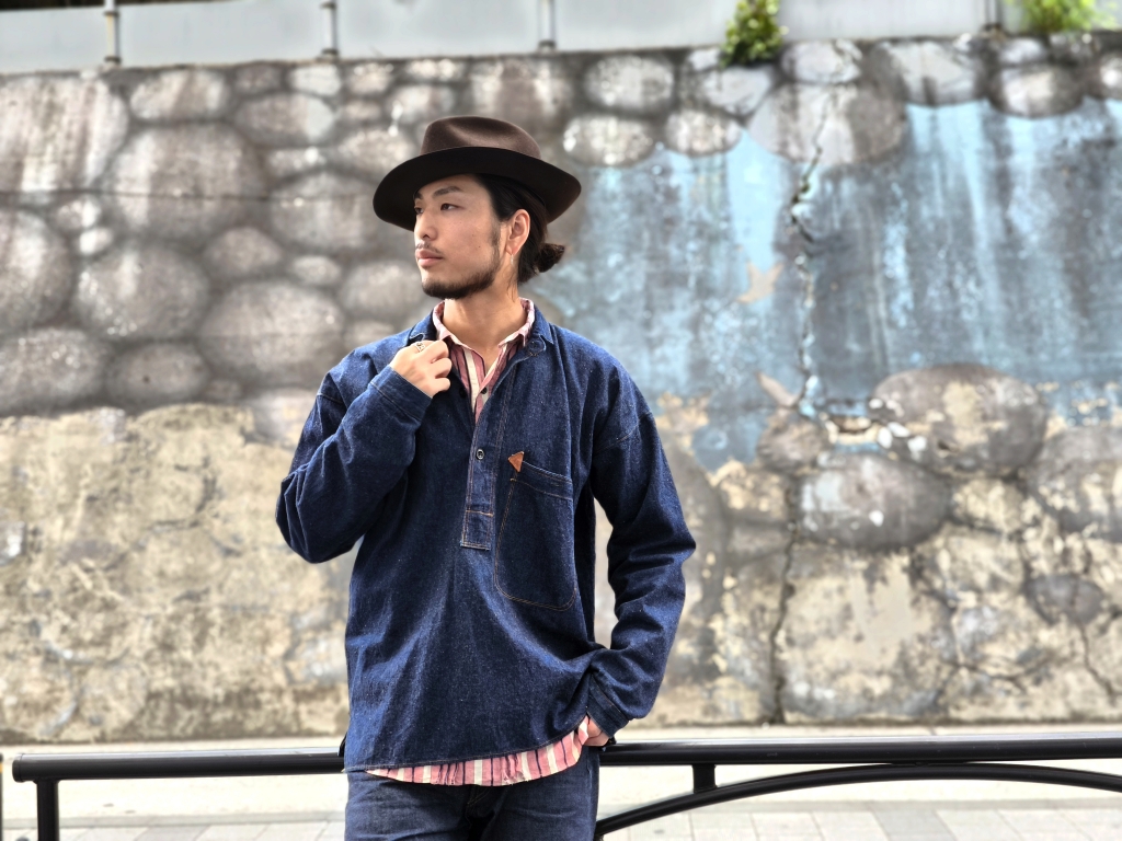 WORK.CASUAL.DRESSシャツ【WAREHOUSE Lot 3050 1900'S Colored