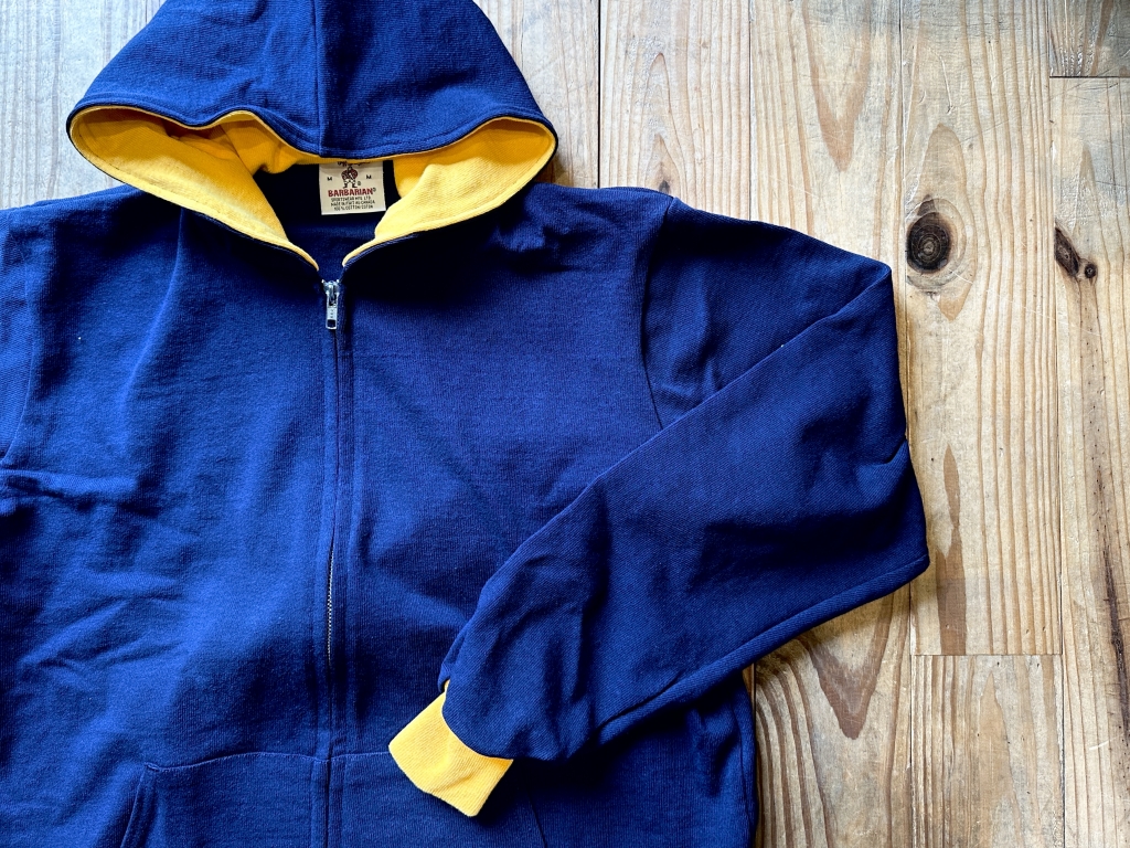 今週末も別注アイテム！！【JUNKYSTYLE×BARBARIAN 12oz ZIP HOODIE