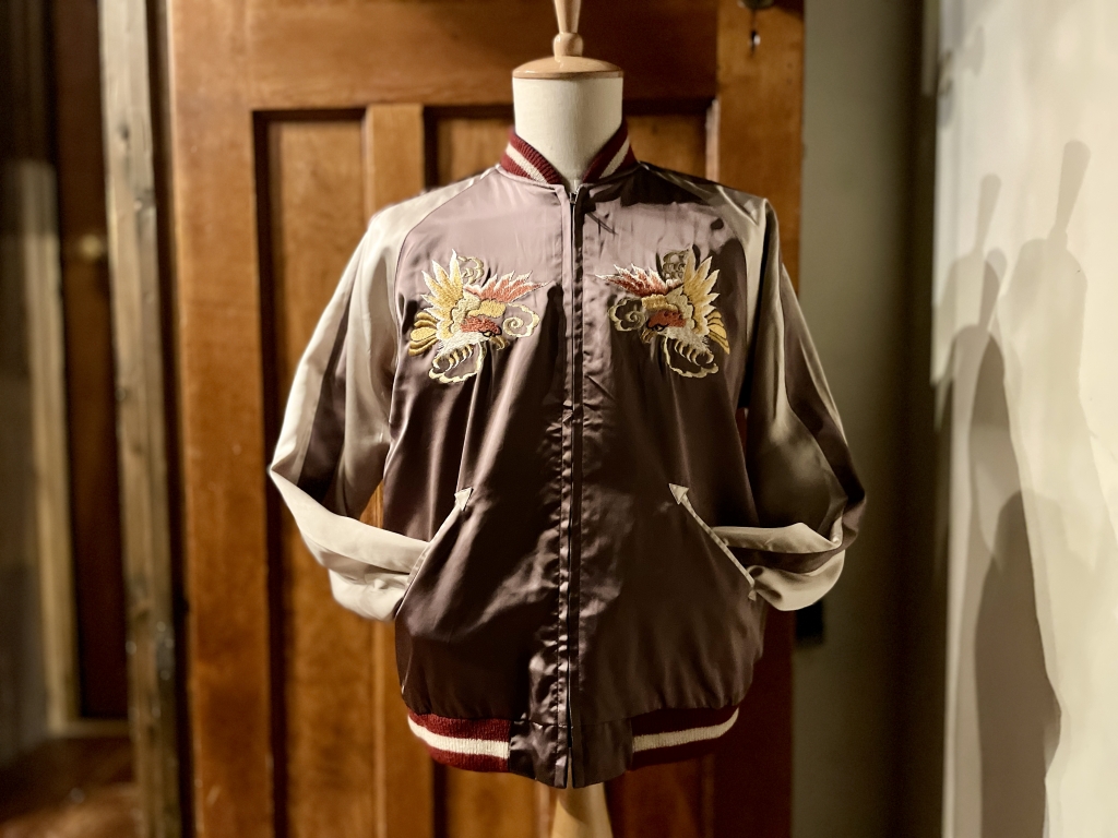 スカジャン風ジャージ　東洋エンタープライズ Lot No. TT15297-119 / Early 1950s Style Acetate Souvenir