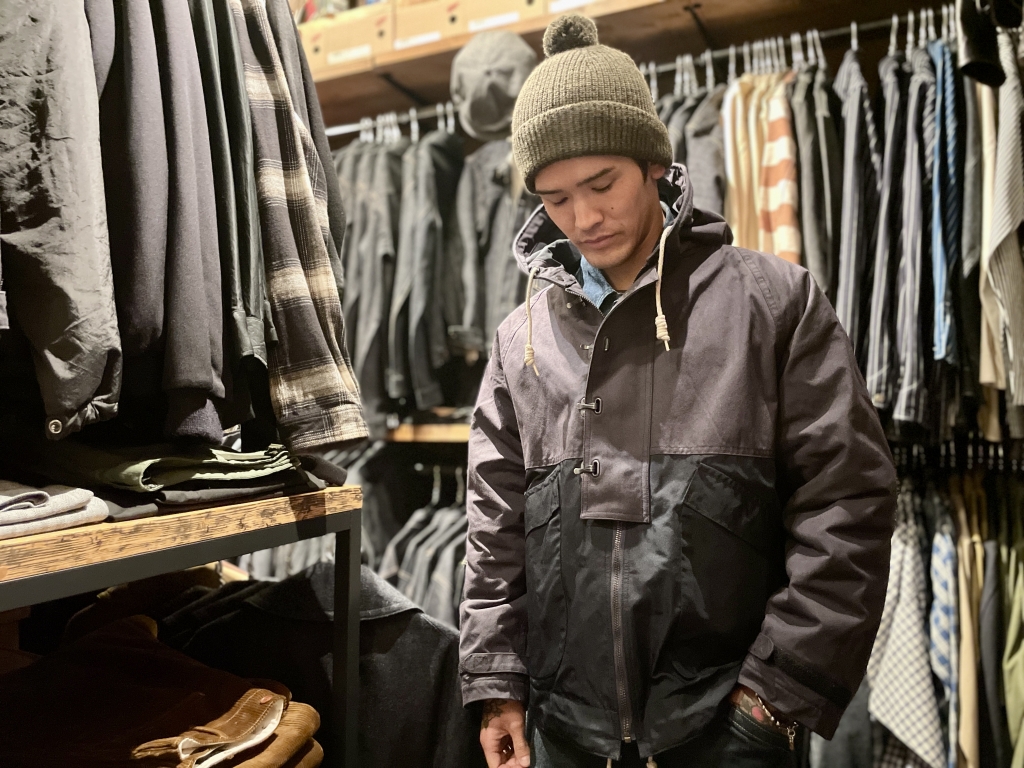 ナイジェルケーボン DECK JACKET HALFTEX OLIVE 48（Nigel