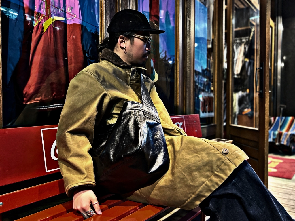 INCEPTION】HORSEHIDE NEWSPAPER BAG | JUNKY STYLE | ジャンキー