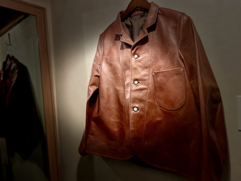 サイズ5 rip horse leather sack coat ccp サイズ5 rip horse leather sack coat ccp - メルカリ