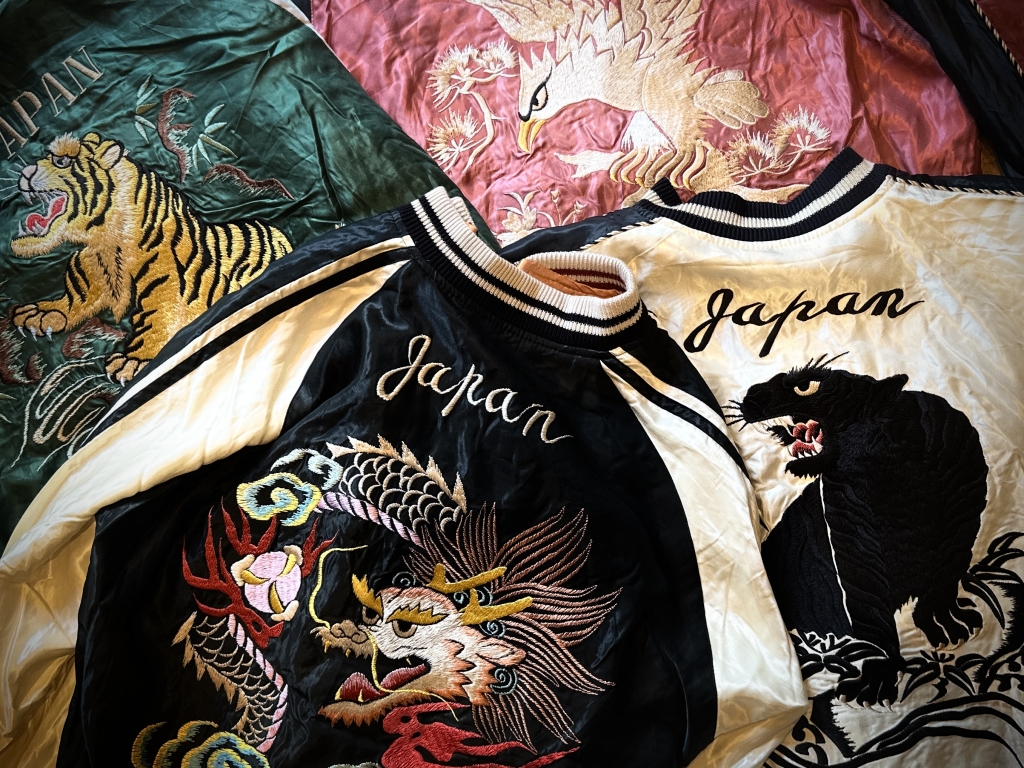 TAILOR TOYO 鷲／日本地図 スカジャン（M） 【公式通販】