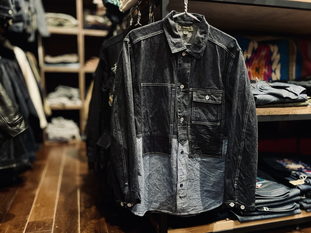 Nigel Cabourn UTILITY SHIRT TYPE2 - 10oz DENIM】 | JUNKY STYLE