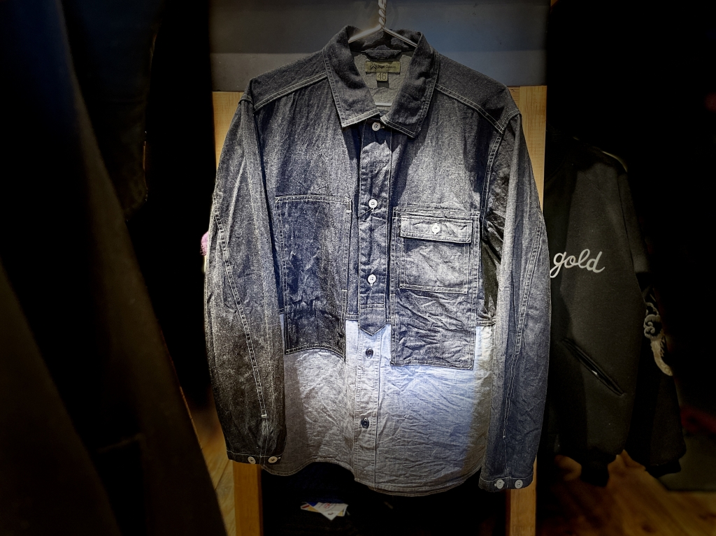 Nigel Cabourn Utility Denim shirt mix Nigel Cabourn／UTILITY SHIRT