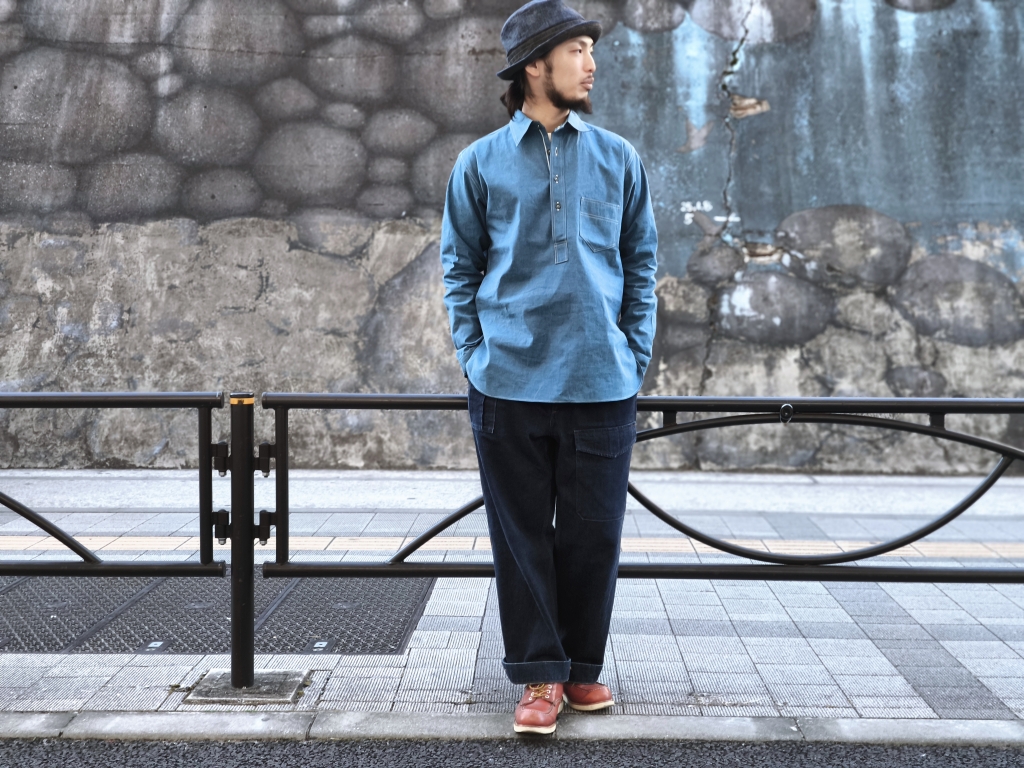 良いシャツ入りましたよ！！【WAREHOUSE Lot3059 PULLOVER CHAMBRAY