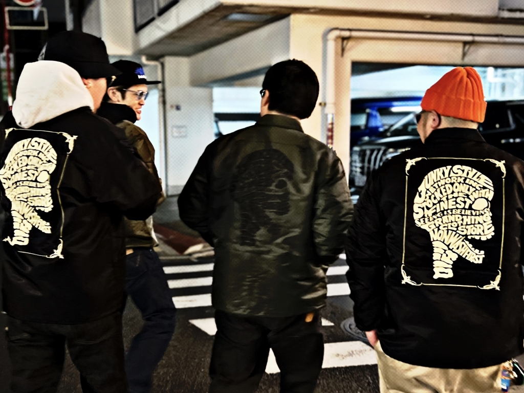 NUTS ART WORKS OLD JOE コーチジャケット