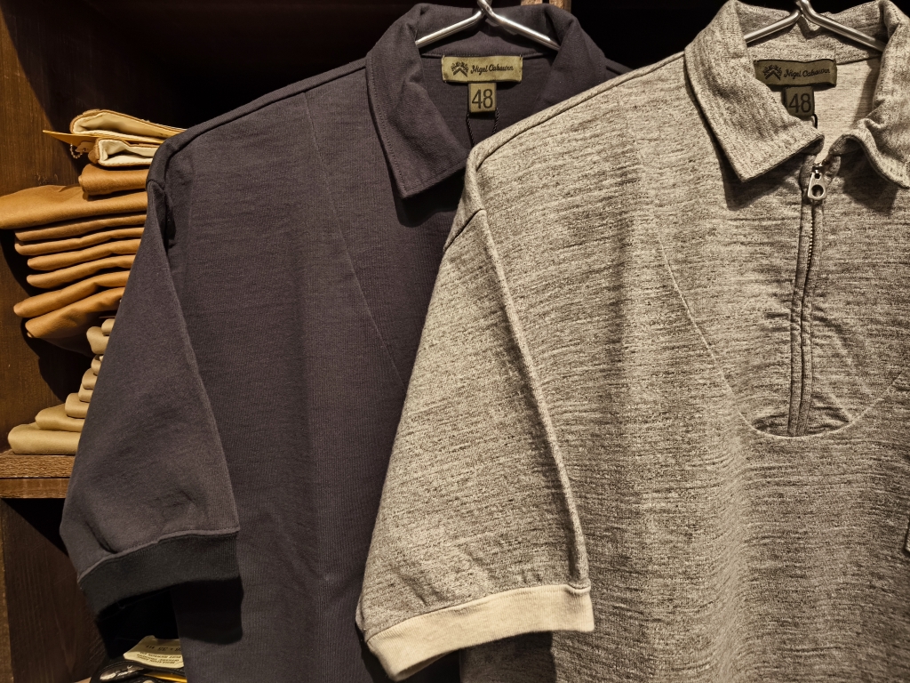 拘り抜かれた半袖スウェット【Nigel Cabourn ZIP UP TRAINING 拘り抜かれた半袖スウェット【Nigel Cabourn ZIP UP TRAINING
