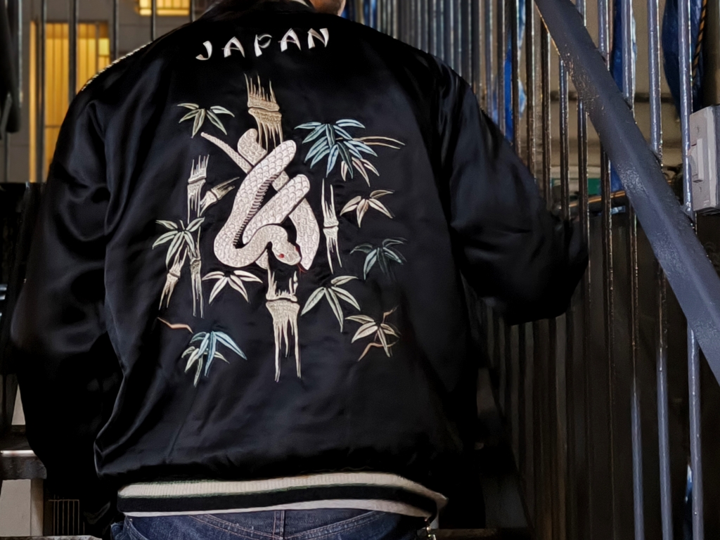 H.Ranch Marker日本 ベルベット スカジャン 限定版　unisex H.Ranch Marker日本 ベルベット スカジャン 限定版unisex