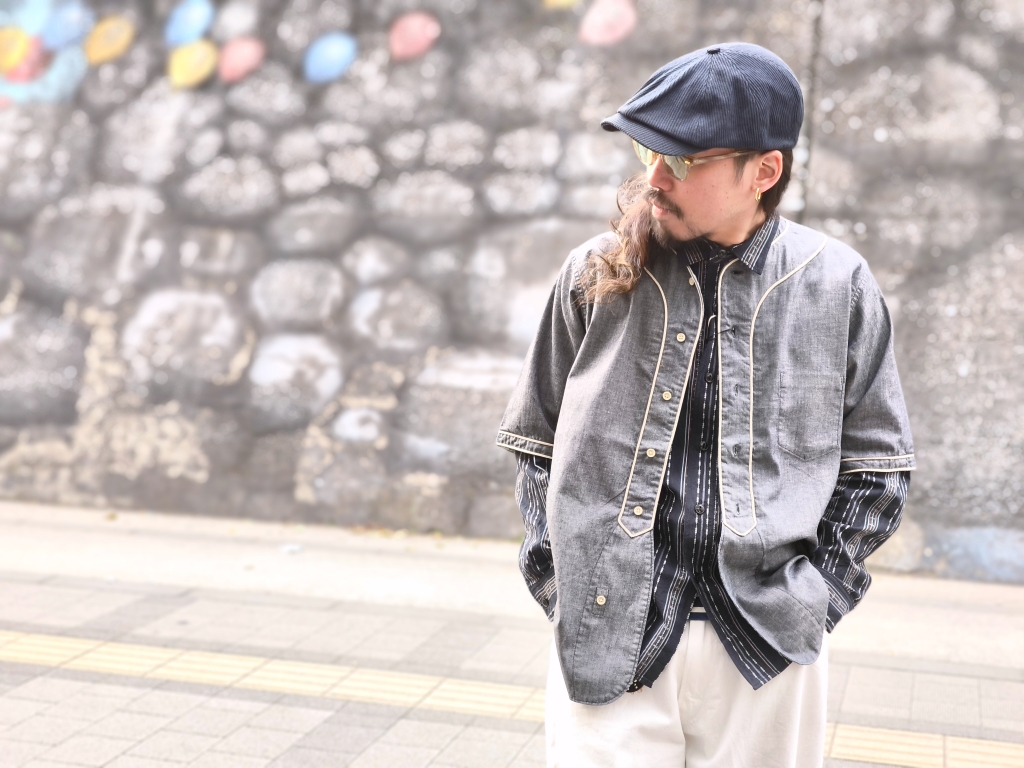 ナイスなシャツ、今着たい！！【Nigel Cabourn BASEBALL SHIRT S/S