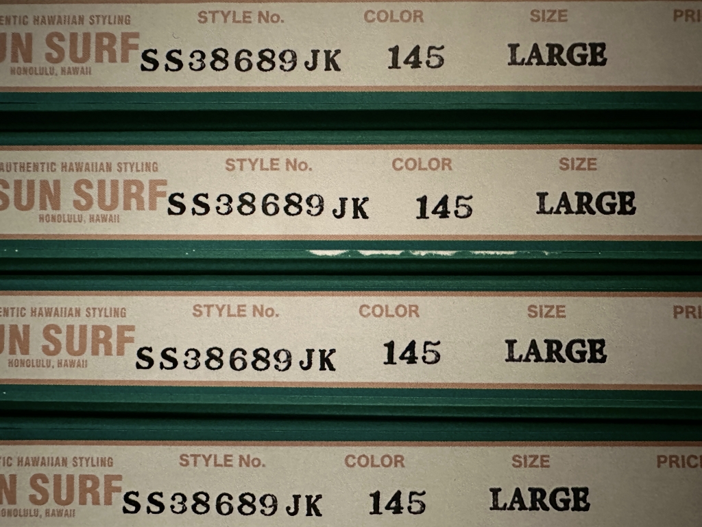 お盆スペシャル‼JUNKY別注‼【SUN SURF SPECIAL EDITION “MACINTOSH