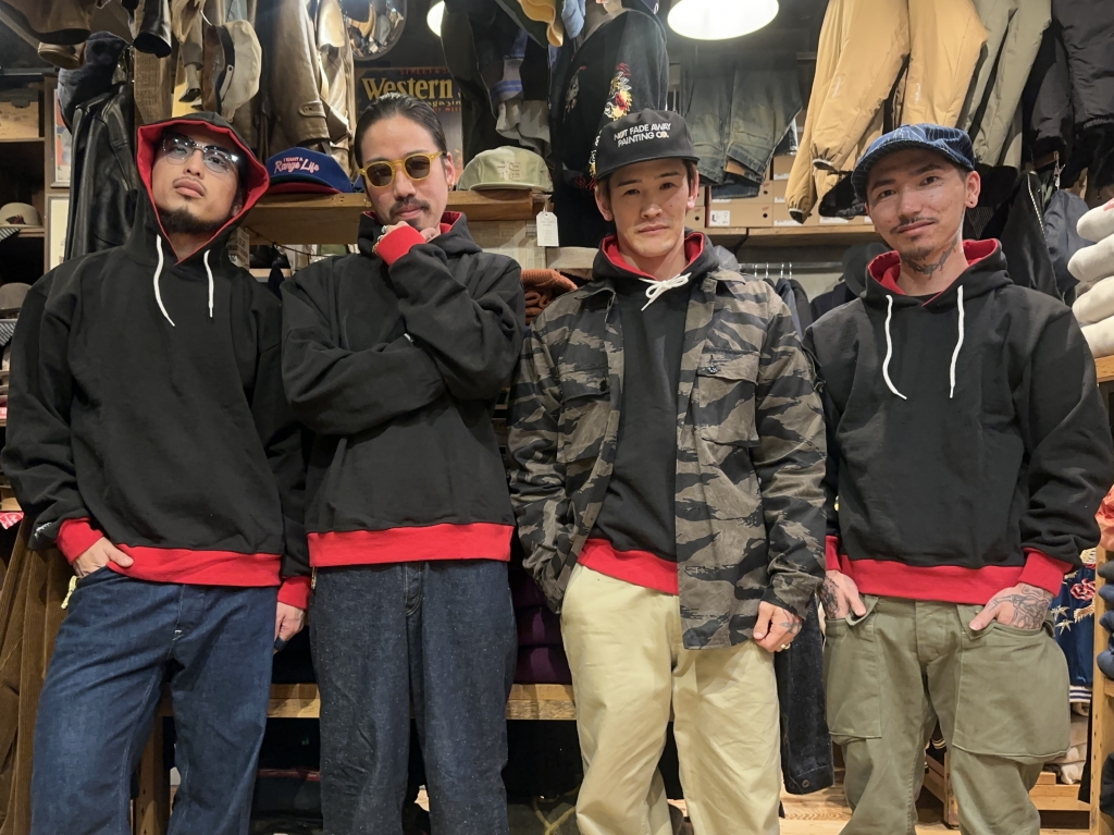 BARBARIAN×junkystyle 12oz STRING HOODIE 久々の別注‼【JUNKYSTYLE×BARBARIAN 12oz STRING HOODIE】 | JUNKY