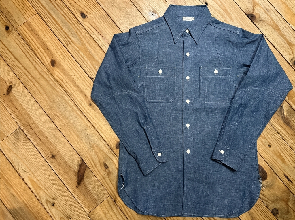 WAREHOUSE VENTILATION TRIPLE STITCH CHAMBRAY SHIRTS | JUNKY STYLE
