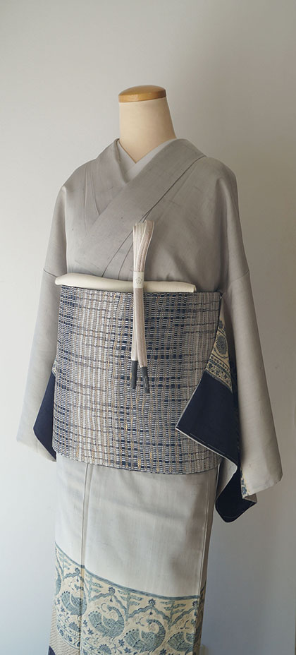 美品】紬更紗の訪問着(袷)｜レディース