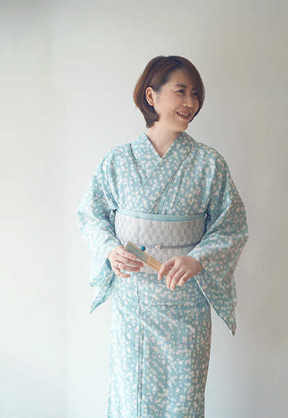 値下げ❣️お買い得☆注染 浴衣❤︎綿麻 美品 かわゆ 値下げ❣️お買い得☆注染 浴衣❤︎綿麻 美品 かわゆ
