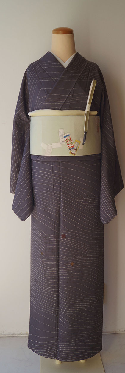 ER-3 訪問着 水色 蜻蛉 金銀彩 刺繍 流水文様 夏用 単衣 言い放っ ER-3 訪問着 水色 蜻蛉 金銀彩 刺繍 流水文様 夏用 単衣 言い放っ