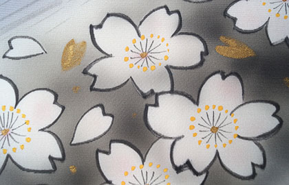 専用です❤本場大島紬　草花文ノーカラージャケット ○【最終値下げ】505mt11○夏大島 本場大島紬 蚊絣 紗 上品な