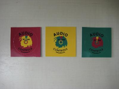 Red Audio Control Sticker AUDIO STICKER! | AUDIO BLOG