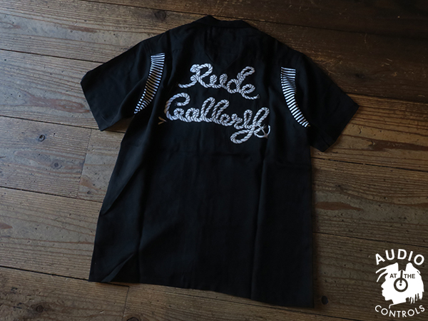 Lサイズ RUDE GALLERY ルードギャラリー ボーリングシャツ rudo ROPE LOGO BOWLING SHIRT | AUDIO BLOG