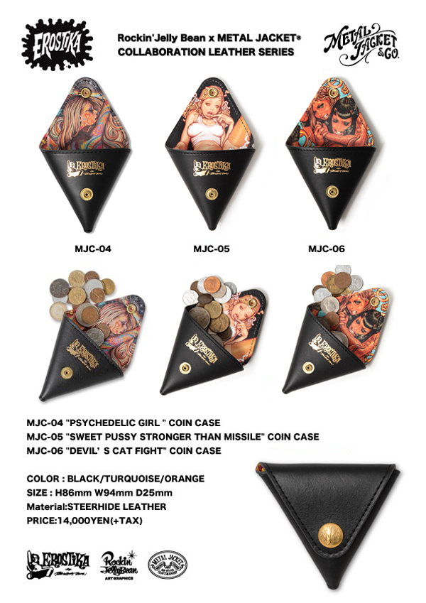 Rockin'Jelly Bean×METAL JACKET COLLABORATION LEATHER SERIES