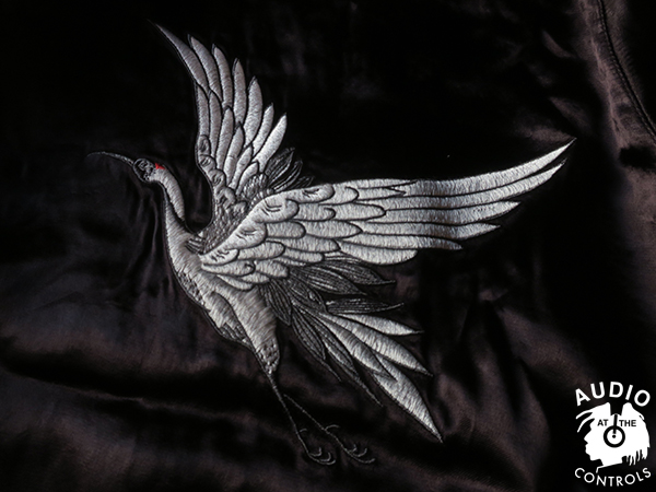 美品■ルードギャラリー × Yōso 鶴スカジャン 黒■M リバーシブル TSURU SOUVENIR JACKET - Yōso COLLABORATION - RUDE GALLERY OFFICIAL