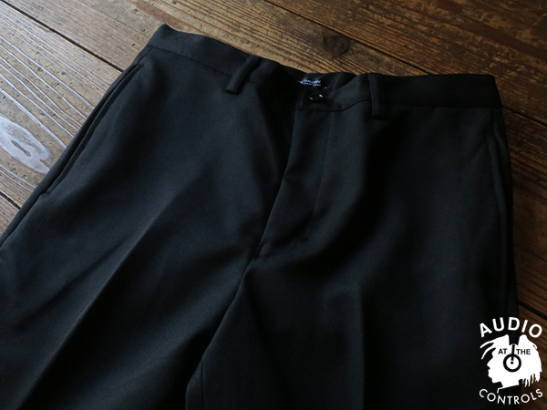 RUDE GALLERY 黒 スラックス STRETCH SKINNY PANTS - KUROSURI SERIES MADE IN OKAYAMA