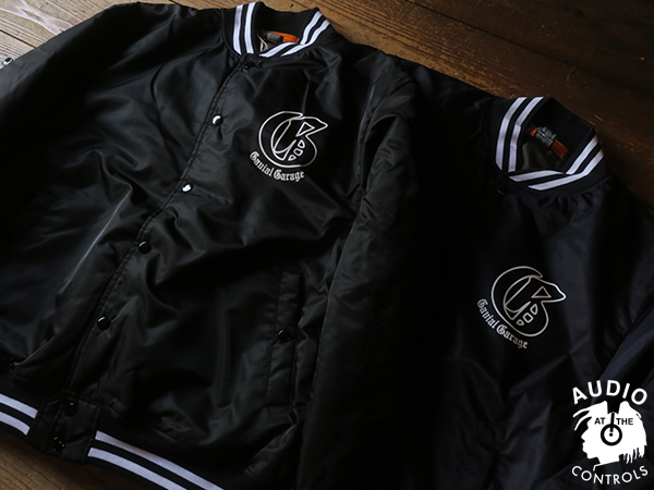 gavial stadium jacket \"old english\" ブラック stadium jacket | old english - GVLS | ガヴィル