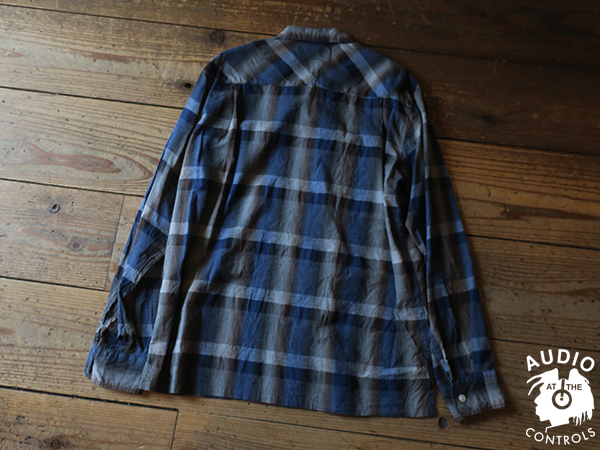 OMBRE CHECK OPEN COLLAR SHIRT | AUDIO BLOG