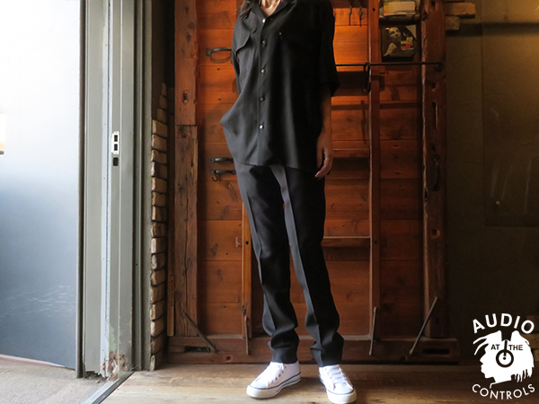 RUDE GALLERY 黒 スラックス BASIC SLACKS (BLACK) / RUDE GALLERY | CROSS ROAD BLUES