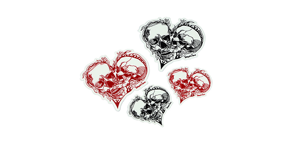 Skull sticker set | AUDIO BLOG