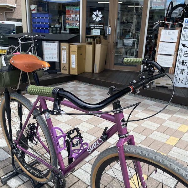 650Bフレーム 塗装剥げあります （My Surly Straggler 650b
