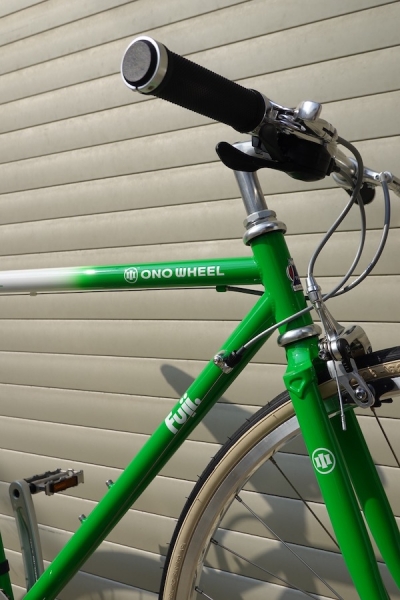 緑クロスバイクフルカスタムちゃんとした高いパーツ付き値下げぜんぜん