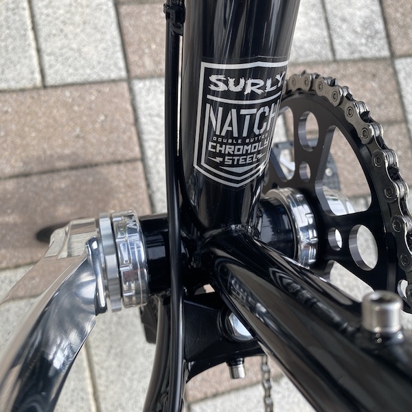 WHITE INDUSTRIES シマノ surly salsa WHITE INDUSTRIES* eno single speed crank arm (silver) - BLUE LUG