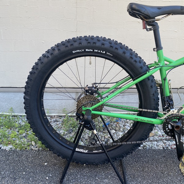 ビンテージバイク　ナショナル　ラスコルサ⭐️パンクの件、訂正！とWレバー変更予定⭐️ Wレバー交換/ORANO Eroic model90少し戻り88？7速インデックス化