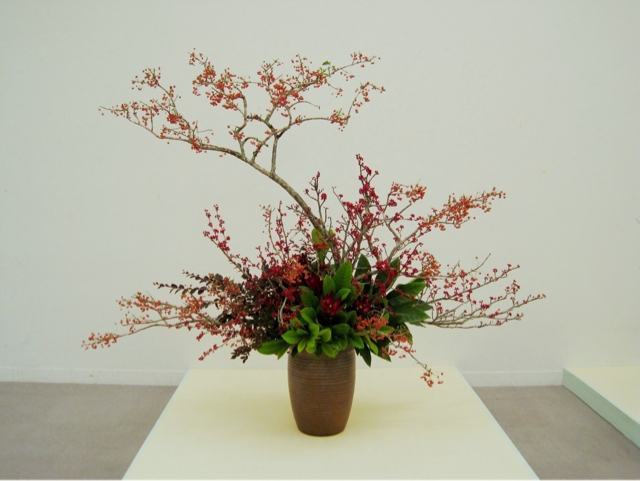 古木にこぼれた朱い雫 | 士峰流 いちゆうの花