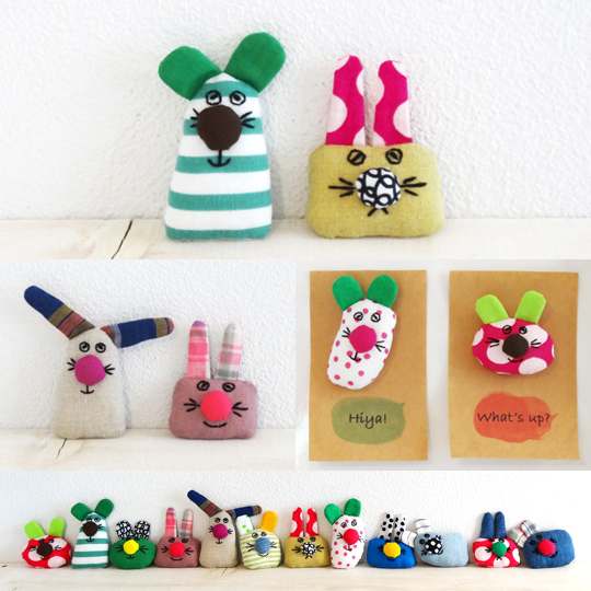手作りぬいぐるみ Part 2: How to make magnetic Animal ears♪ Animal ears and