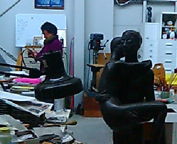 彫刻家　三谷慎のレリーフ　壁掛け 彫刻家 三谷慎のレリーフ 壁掛け