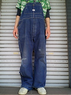 Hercules 1960「VAT DYED」タグ　オーバーオール Hercules 1960「VAT DYED」タグ オーバーオール 1960's HERCULES