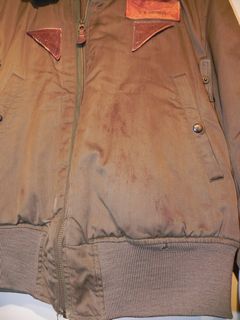 ミリタリージャケット　B－１５Ａ　vintage 40's AVIREX VINTAGE B-15A MOD Military Jacket 40 Size Khaki From